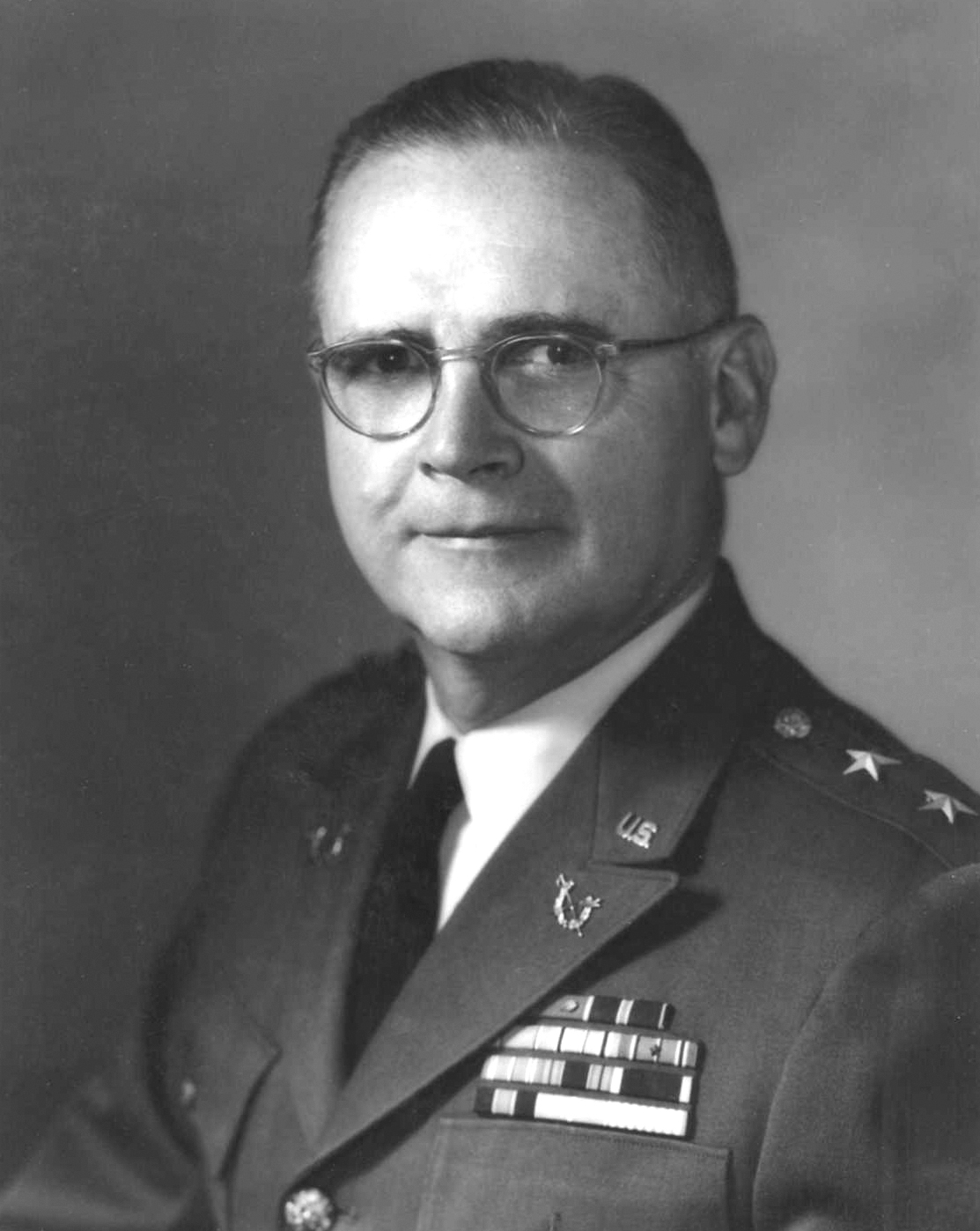 Major General George Hickman, TAJAG, 1956.
            (Photo courtesy of Fred L. Borch III)